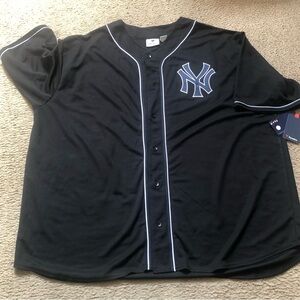 Fanatics Jersey Mens Size:4XT Black NY YANKEES “NWT”